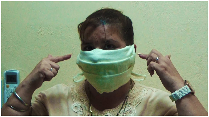 Foto: Tomada de dimecuba.com Nasobuco, también útil ante la llegada del polvo del Sahara