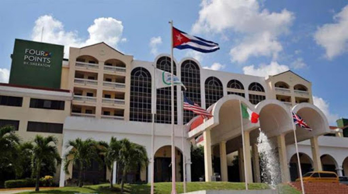 El Four Points By Sheraton Havana es un hotel de 5 estrellas, inaugurado en enero del 2010 en la zona residencial de Miramar, en el municipio de Playa. Foto: Tomada de acn.cu Marriott International dejará de operar en Cuba por el bloqueo