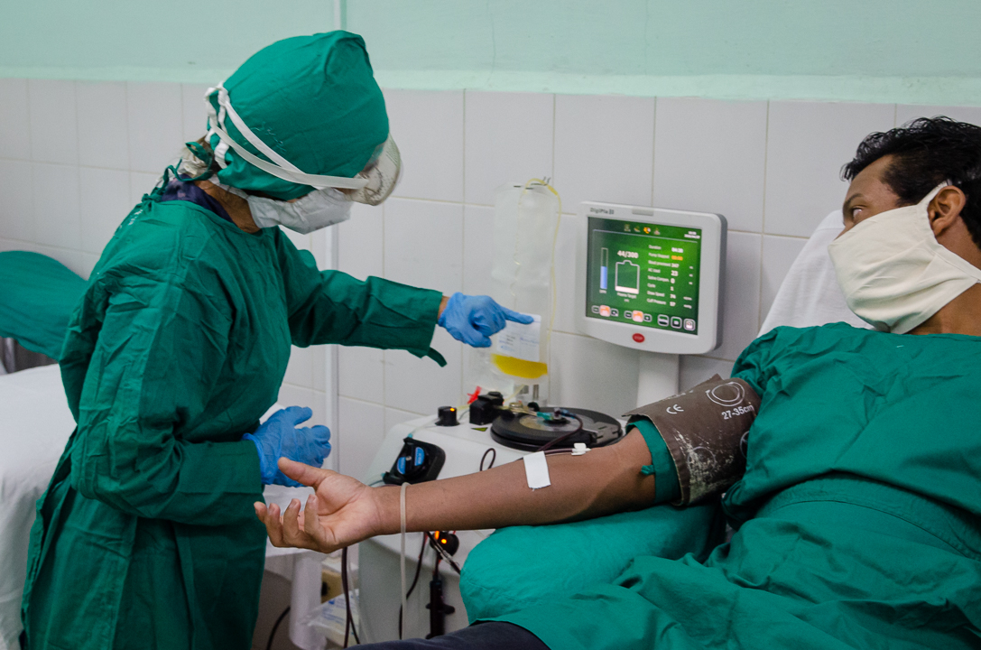 Fotos: Leandro Pérez Pérez/Adelante Continúa en Camagüey obtención de plasma hiperinmune contra nuevo coronavirus
