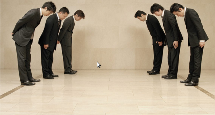 Foto: Tomada de vejaonline.jp Saludo, como en Japón