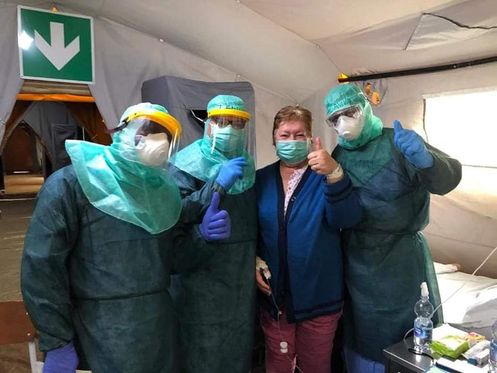 Foto: Cortesía del enfermero camagüeyano Aníval Umpierre Umpierre Brigada médica cubana con resultados muy favorables en Italia