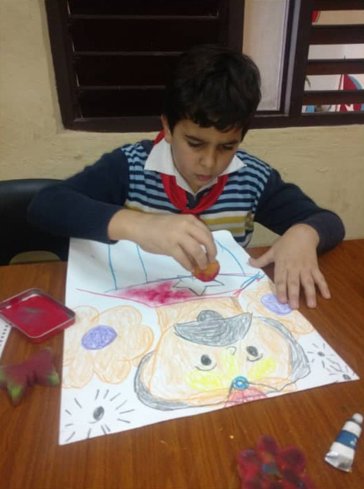 Fotos: Cortesía de la instructora de plástica Aliet.