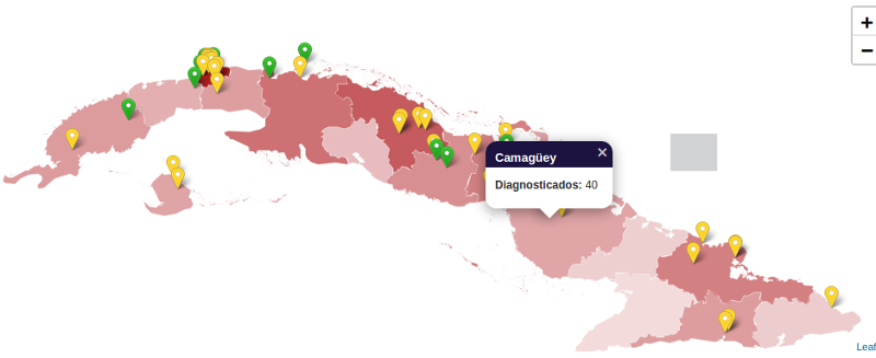 Imagen: Tomada de: covid19cubadata Camagüey suma ya 40 casos positivos al nuevo Coronavirus
