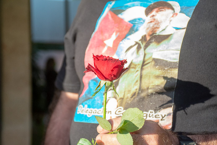 Fotos: Alejandro Rodríguez Leiva/ Adelante En Camagüey: un pueblo de flores para Fidel