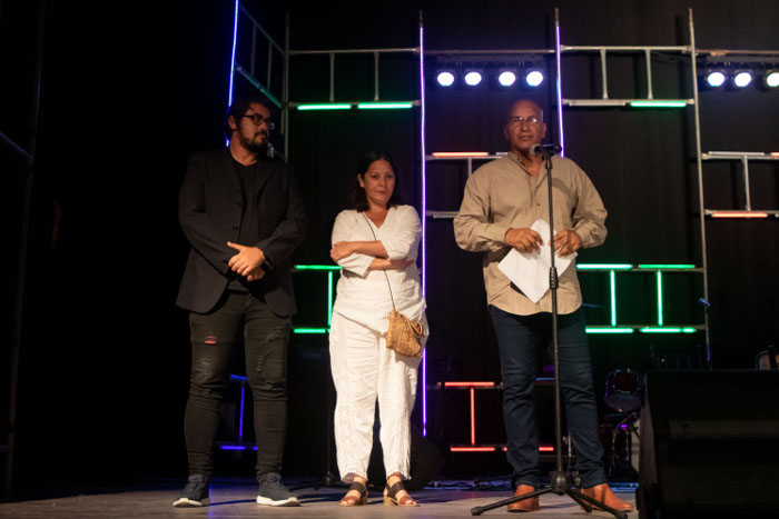 Junto a Verónica Fernández y Jorge Campanería integró el jurado central de la edición 30 de El Almacén de la Imagen. Foto: Alberto Santos/ Colaborador.