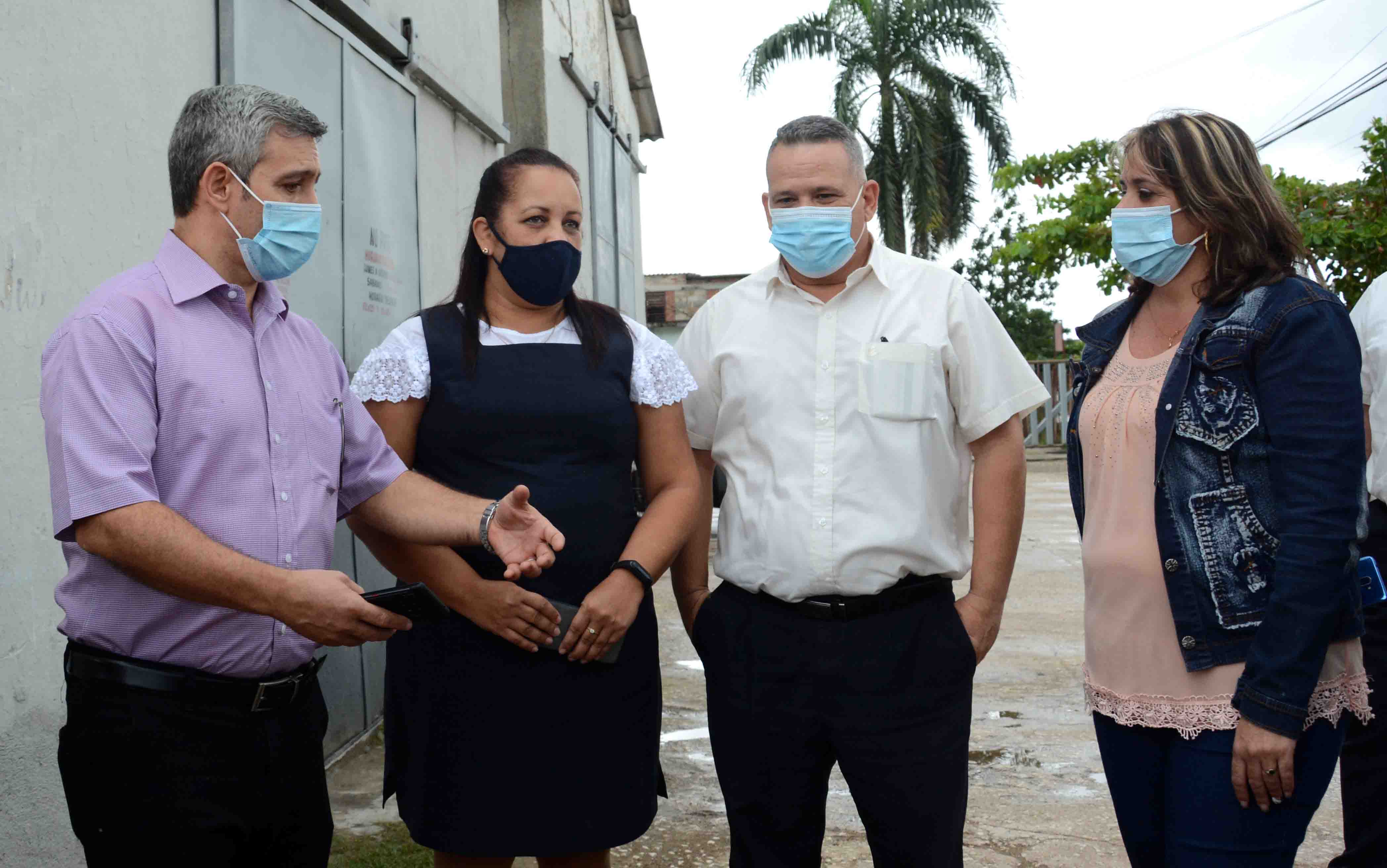 Fotos: Rodolfo Blanco Cué / ACN Recorren Ministro de Comunicaciones y Presidenta de Etecsa obras de ampliación de infraestructura en Camagüey