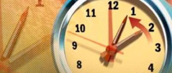 Horario normal a partir del primero de noviembre