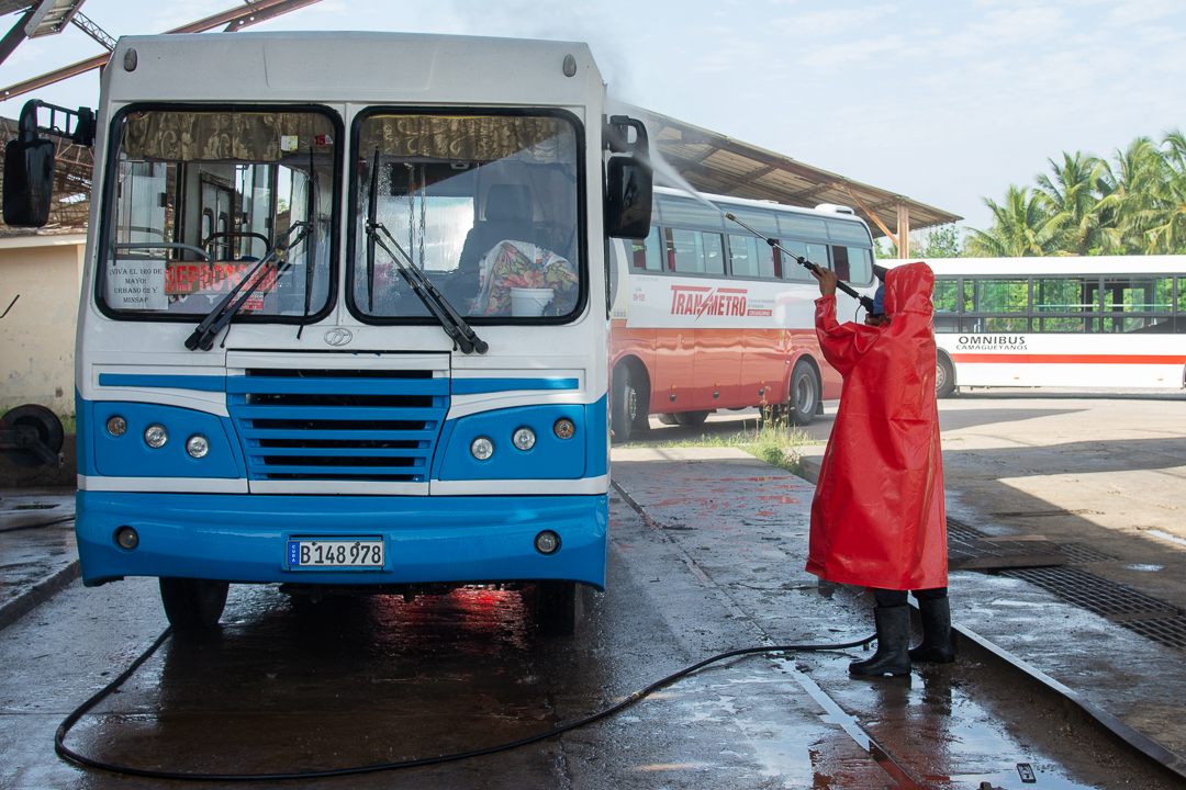 Foto: Leandro Pérez Pérez  /Adelante Transporte previene el contagio