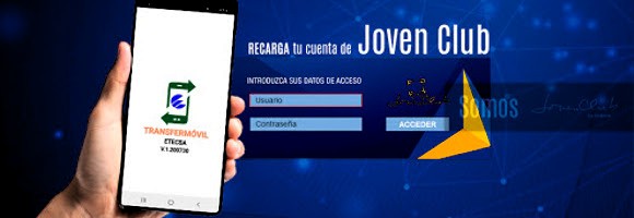 Recargue cuenta de Joven Club con Transfermóvil
