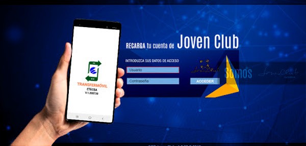 Imagen: Tomada de cha.jovenclub.cu Recargue cuenta de Joven Club con Transfermóvil