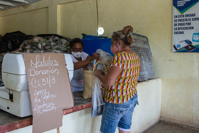 Fotos: Leandro Pérez Pérez/ Adelante Avanza entrega gratuita de módulo de alimentos