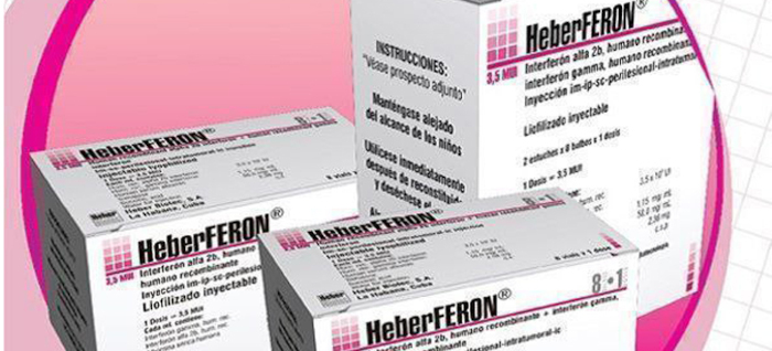 Heberferón estimula negativización temprana del SARS-CoV-2