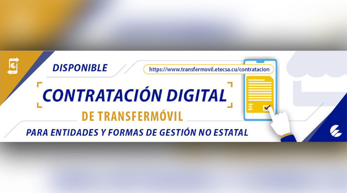 Imagen: Tomada de radiorebelde.cu Transfermóvil para el sector no estatal