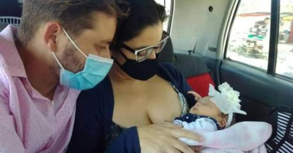 Zoila Pérez y Félix Anazco se estrenaron recientemente como mamá y papá de la pequeña Mar, una niña muy esperada a la que la mayoría de amistades y familiares repartidos entre Las Tunas, Camagüey y La Habana, aún no conocen a causa del azote pandémico. Foto: Tomada del perfil en Facebook de Danielle Laurencio Gómez Sueños en pausa por culpa de la COVID-19 (+Post)