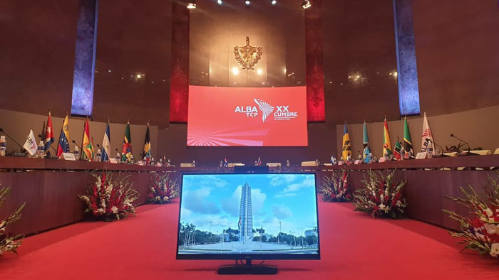 Foto: Tomada de rt.com Sesiona XX Cumbre ALBA-TCP en La Habana