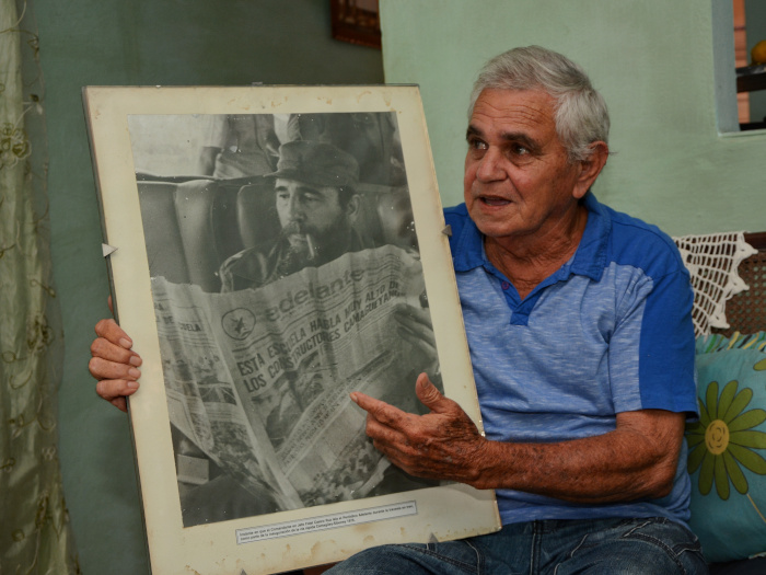 Foto: Leandro Pérez Pérez/ Adelante Fidel, el periódico Adelante y una foto para la vida