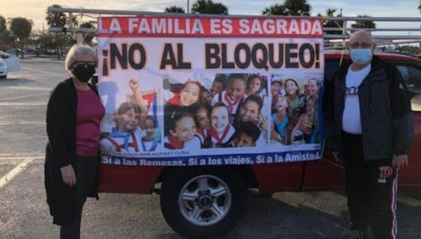 Foto: tomada de cubadebate.cu Contra el bloqueo y por la familia cubana, caravanas en EE.UU. y Canadá