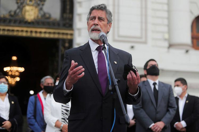 Foto: tomada de prensa-latina.cu Presidente de Perú condena violencia derechista