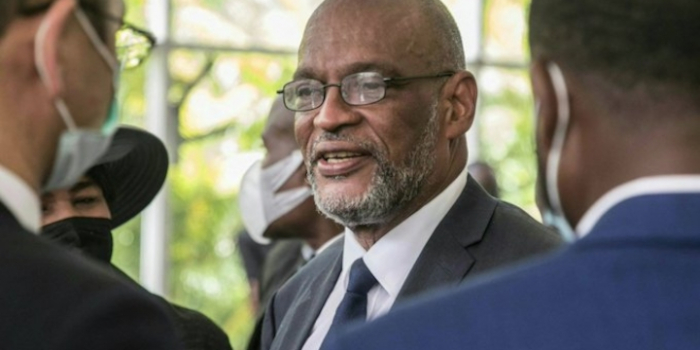 El primer ministro de Haití, Ariel Henry, se comprometió a celebrar elecciones «lo más pronto posible» y a promover un diálogo nacional para alcanzar un consenso entre las diversas fuerzas del país. Foto: Tomada de elpais.cr.  Apuesta a diálogo nacional nuevo gobierno de Haití