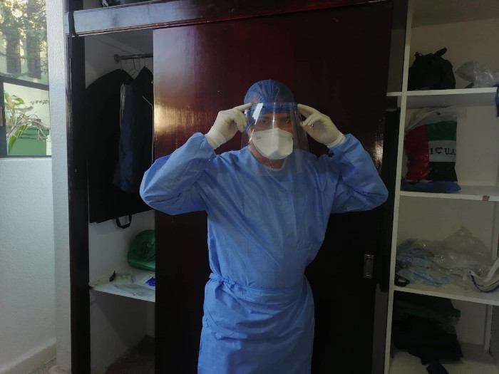 Fotos: Cortesía del entrevistado Ante la COVID-19 la bioseguridad decide