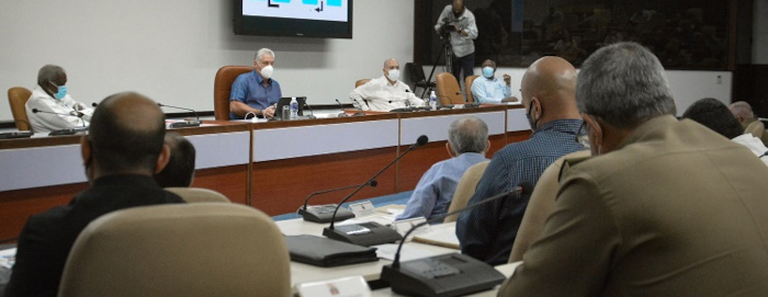 Pensar y actuar para Cuba: Encuentro virtual de la dirección del país con  2 600 dirigentes