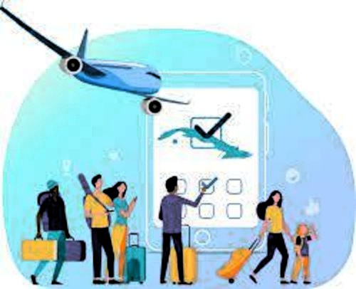 Imagen: Tomada de dviajeros.mitrans.gob.cu Digitalizan formulario para el ingreso de viajeros a Cuba