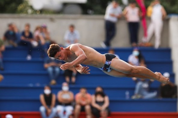 Luis Gustavo Cañabate. Foto: Tomada de juventudrebelde.cu Clavadistas camagüeyanos cierran con un oro y dos platas en Cali 2021