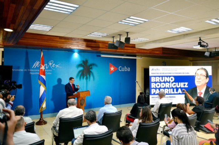 Foto: Tomada de twitter.com/BrunoRguezP EEUU debe responder ante exclusión de Cuba en Cumbre de las Américas (+ Video)