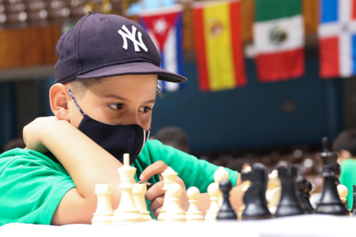 El pequeño Felipe Herrera mereció elogios de todo el personal especializado que trabajó en el certamen. Foto: Mónica Ramírez/JIT Memorial Capablanca tuvo salsa camagüeyana