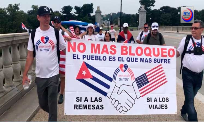Foto: Tomada de radiohc.cu Llama Puentes de Amor a la solidaridad y a levantar bloqueo a Cuba