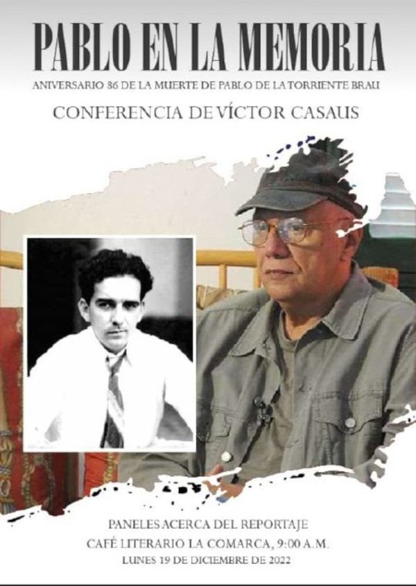 Foto: Cortesía del evento Recuerdan en Camagüey legado de Pablo de la Torriente Brau