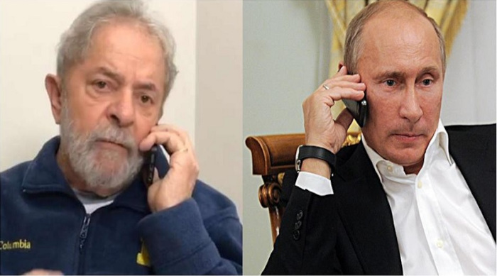 Foto: Tomada de vtv.gob.ve Lula a Putin: Brasil desea un mundo sin hambre y con paz