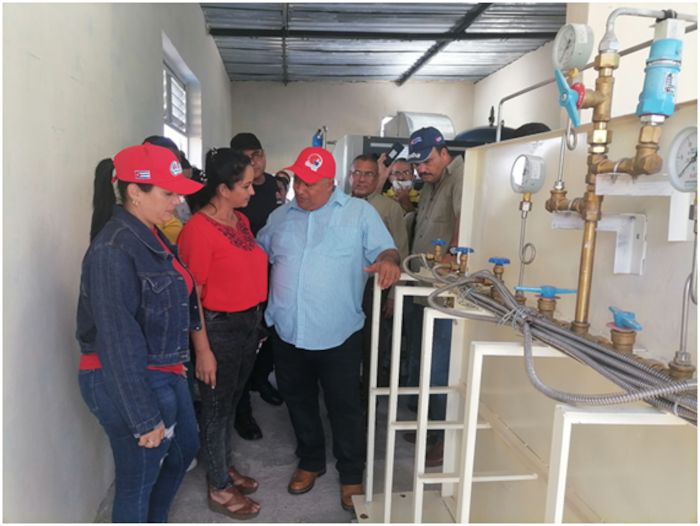 La nueva planta de oxígeno medicinal en el hospital Amalia Simoní, permite garantizar el vital producto en este centro asistencial. Foto: Cortesía de Radio Cadena Agramonte Obras de salud por los 64 eneros