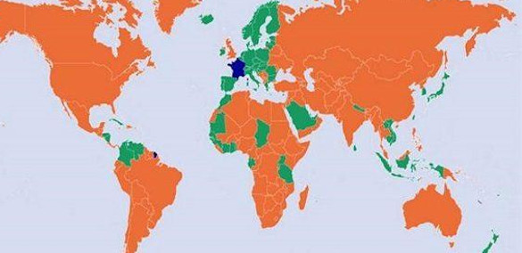 Incluye Francia a Cuba en lista por bajo riesgo ante COVID-19