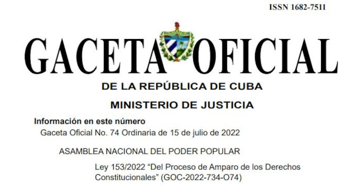 Ley del proceso de amparo de derechos constitucionales entró en vigor  