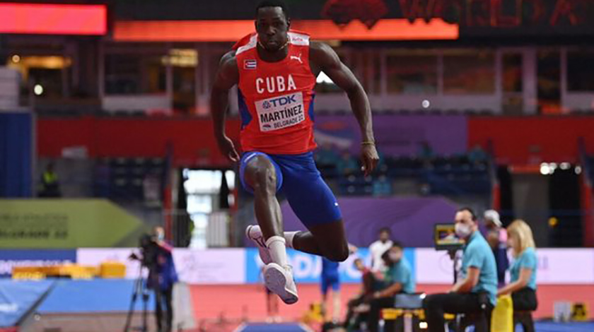 Atletismo: avanza a la final triplista cubano Martínez en Mundial