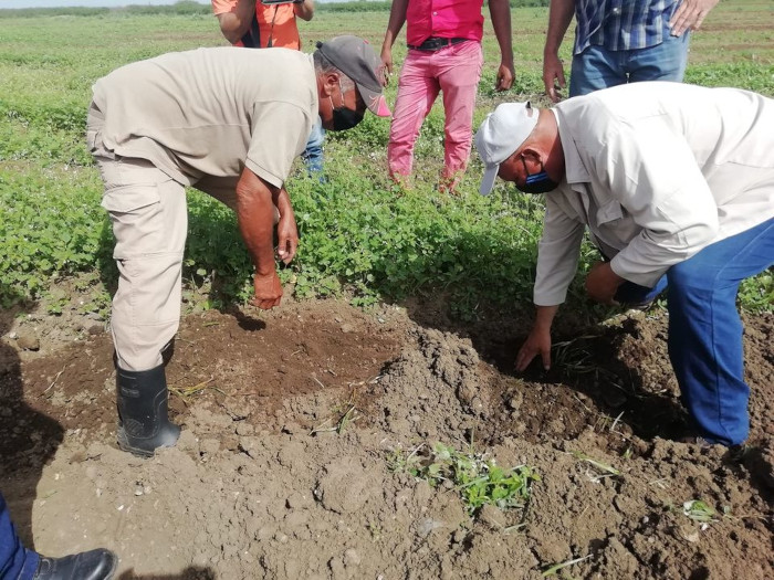 Foto: Tomada de facebook.com/juan.mendozamedna.12 Concluyó intercambios con productores cañeros de Camagüey
