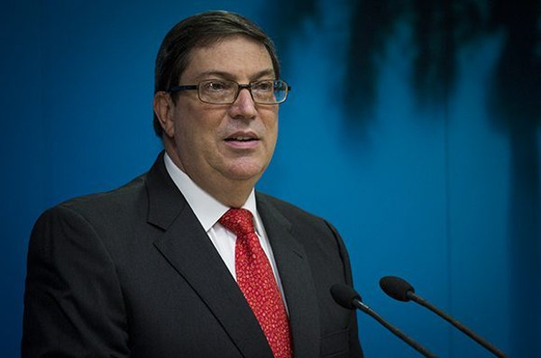 Agradece Canciller cubano ayuda humanitaria ofrecida por Estados Unidos