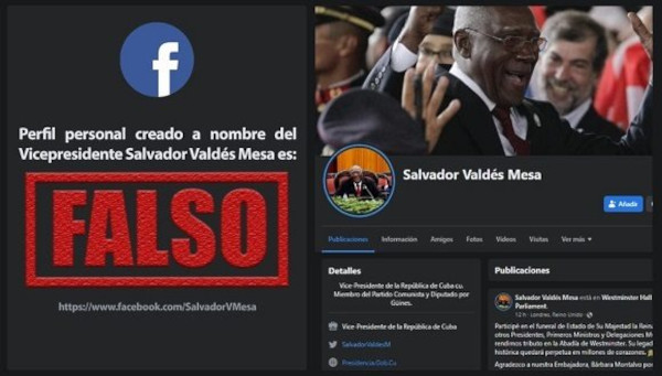 Foto: Tomada de cubadebate.cu Cuba denuncia dos cuentas falsas en Facebook