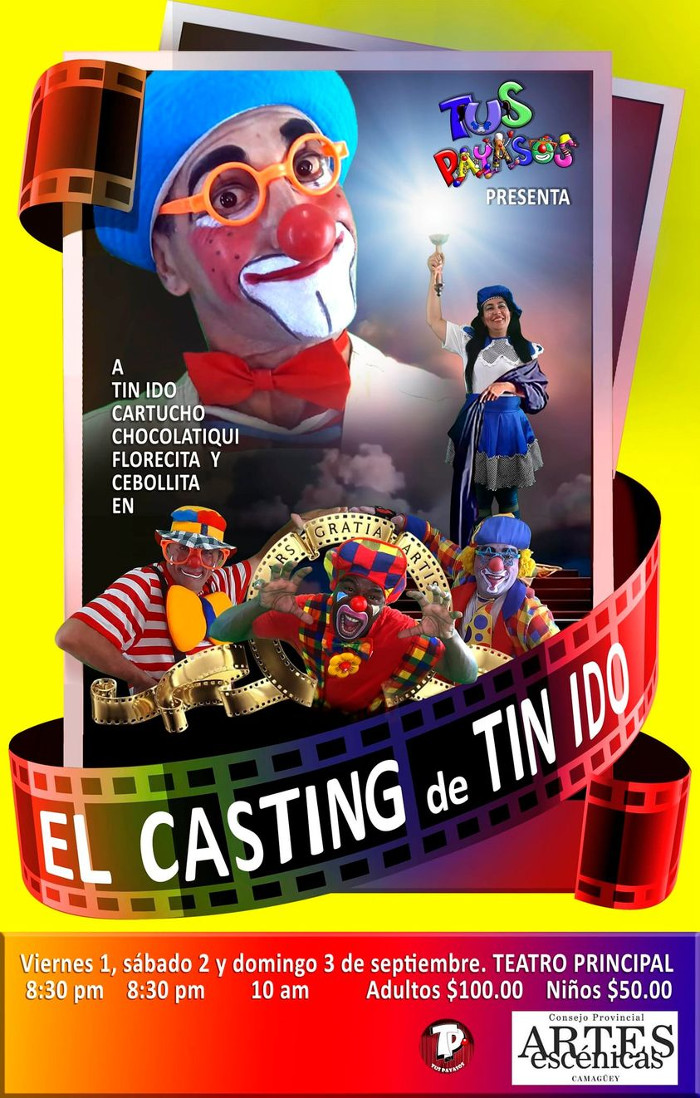 Imagen: Cortesía de la entidad Payasos listos para El casting de Tin Ido