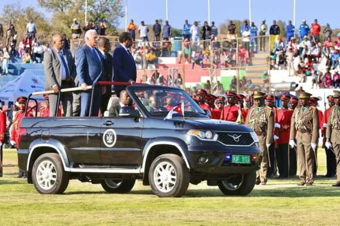 Díaz-Canel Invitado Especial en el acto de conmemoración por el Día de los Héroes de Namibia. Foto: Estudios Revolución Hecho histórico en un día histórico