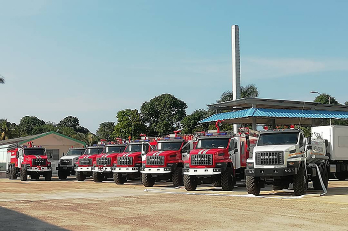 Foto: Tomada de acn.cu Dona Rusia 21 vehículos de extinción de incendios a Cuba