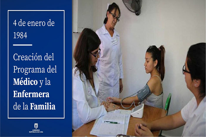 Foto: Tomada de trabajadores.cu Celebran aniversario 40 del Médico y la Enfermera de la Familia