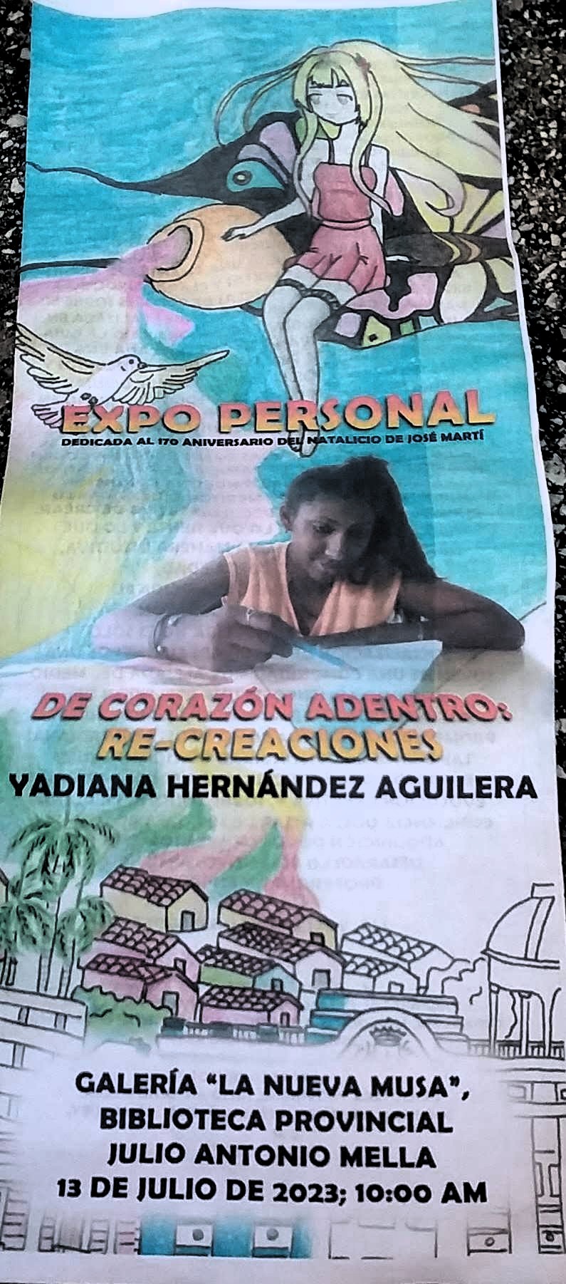 Fotocopia: Del autor Recree su vista en exposición de joven artista