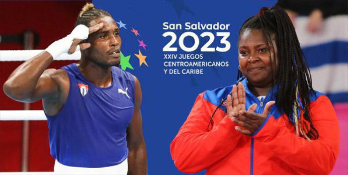 Foto: Tomada de cubaminrex.cu Julio César La Cruz atrae miradas en boxeo de San Salvador 2023