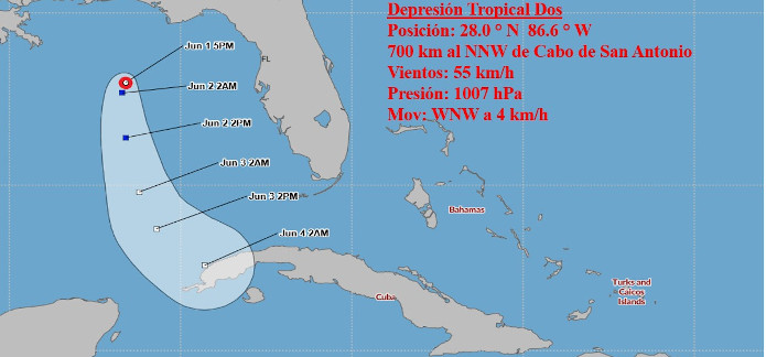 Tormenta Arlene  podría convertirse en depresión tropical
