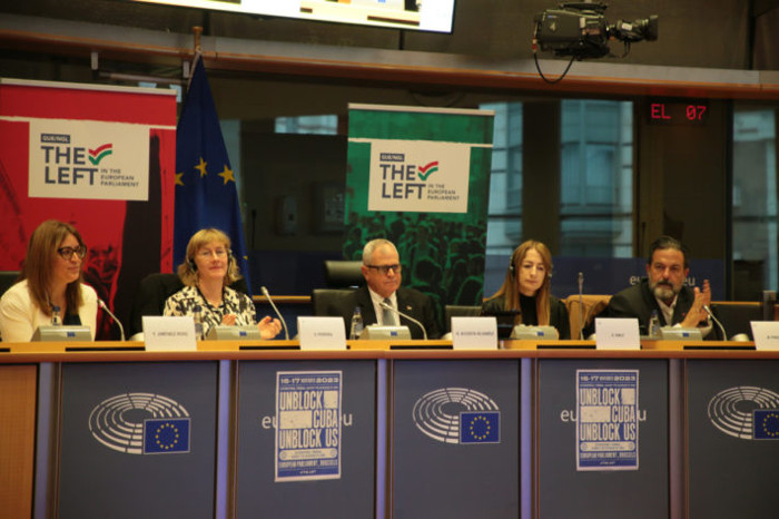 Foto: Tomada de siempreconcuba.org Eurodiputados intervienen en tribunal contra el bloqueo a Cuba