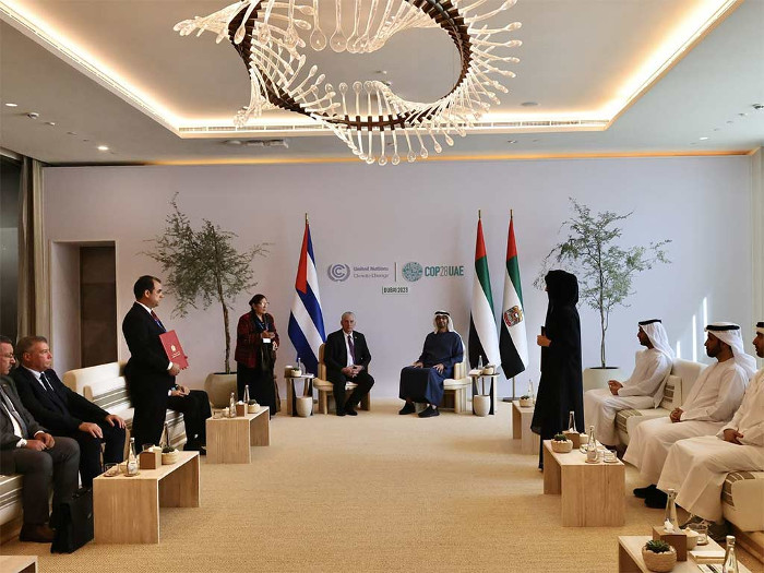 Foto: Tomada de prensa-latina.cu Por diversificar vínculos Cuba y Emiratos Árabes Unidos