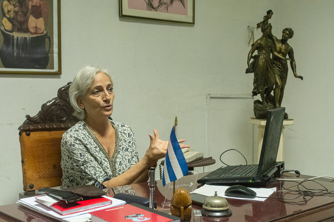 Regina Balaguer, directora del Ballet de Camagüey.