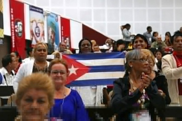 Cederistas unidos y comprometidos en la segunda y última jornada del X Congreso de los Comités de Defensa de la Revolución que se desarrolló en el Palacio de Convenciones.   